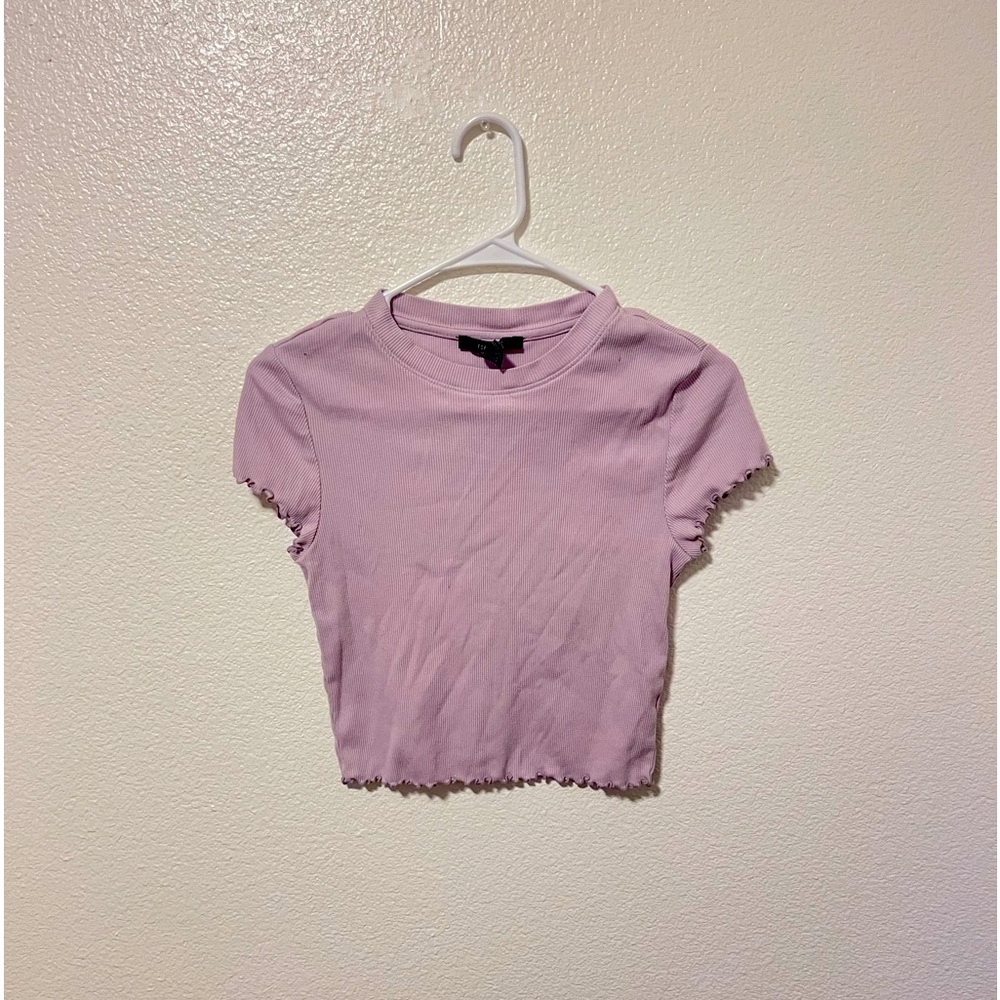 Purple Lettuce Trim Top💜